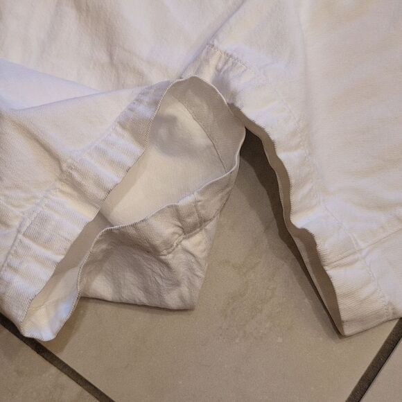 Madewell Baggy Straight Jeans White size 24 - Picture 11 of 13